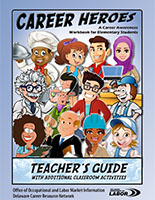 Image displaying the cover layout of the current Career Heroes publication.
