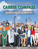 Image displaying the cover layout of the current Delaware Career Compass publication.