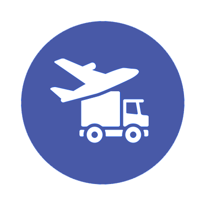 Logistics and transportation icon