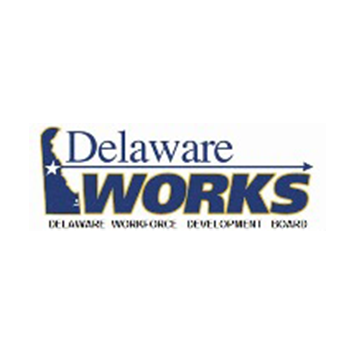 Delaware Works logo with text Delaware Workforce Development Board