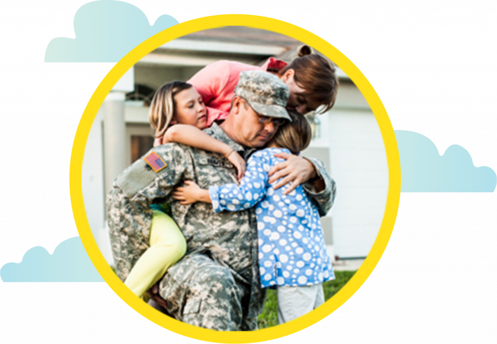 Assist while a loved one is on an overseas military deployment. Up to six weeks every 24 months.